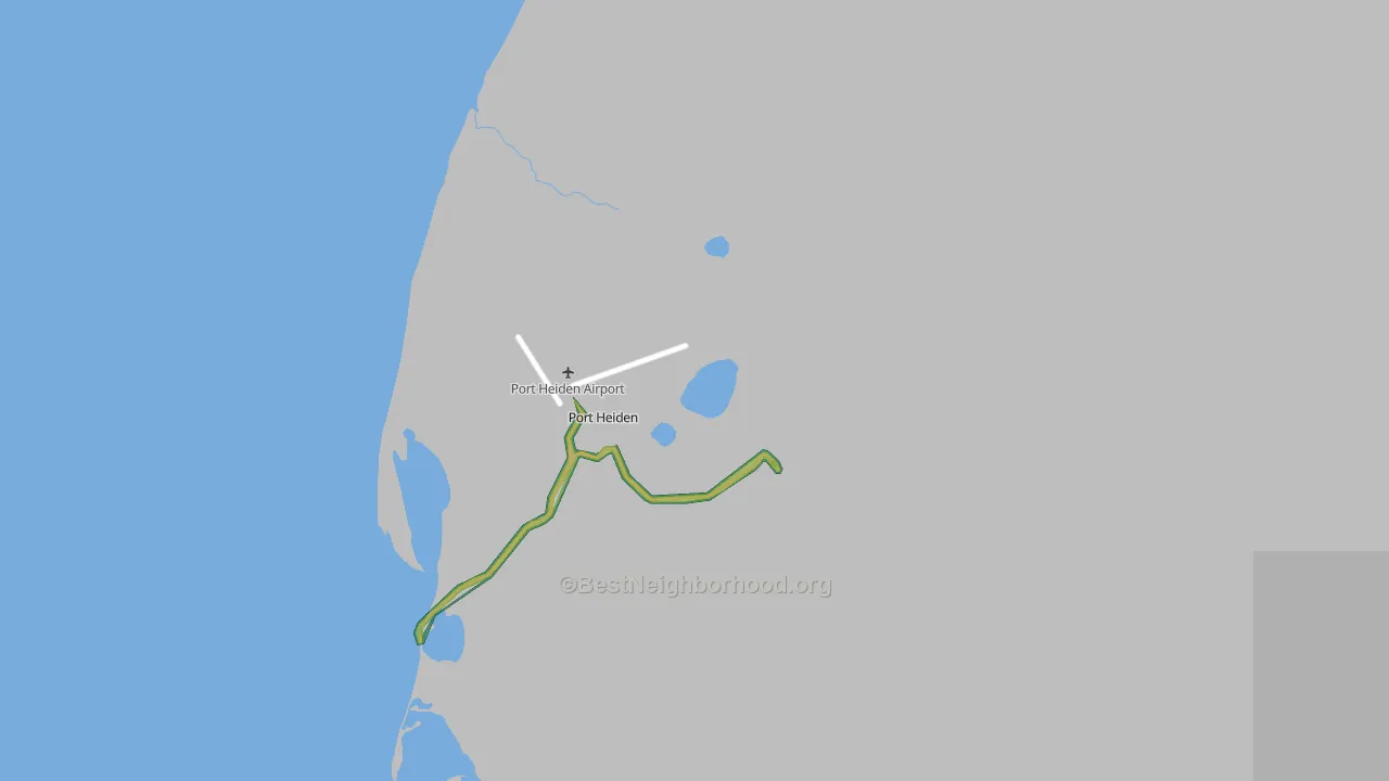99549, AK Map of Noise Levels in 99549