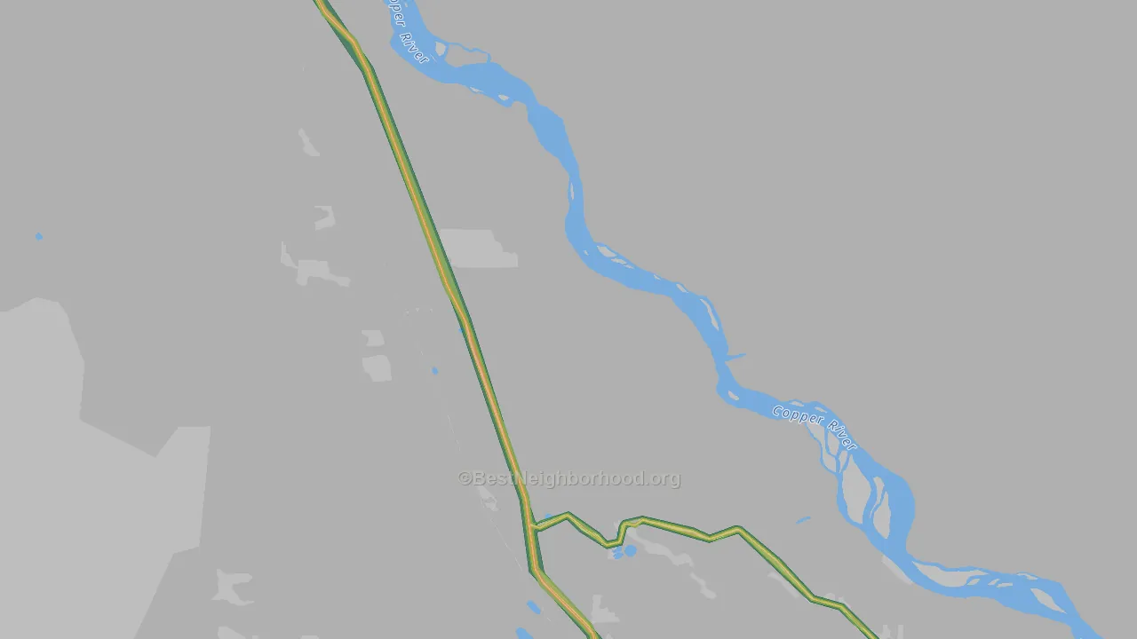99573, AK Map of Noise Levels in 99573