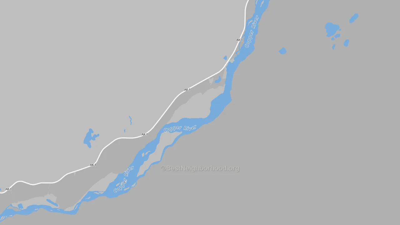 99586, AK Map of Noise Levels in 99586