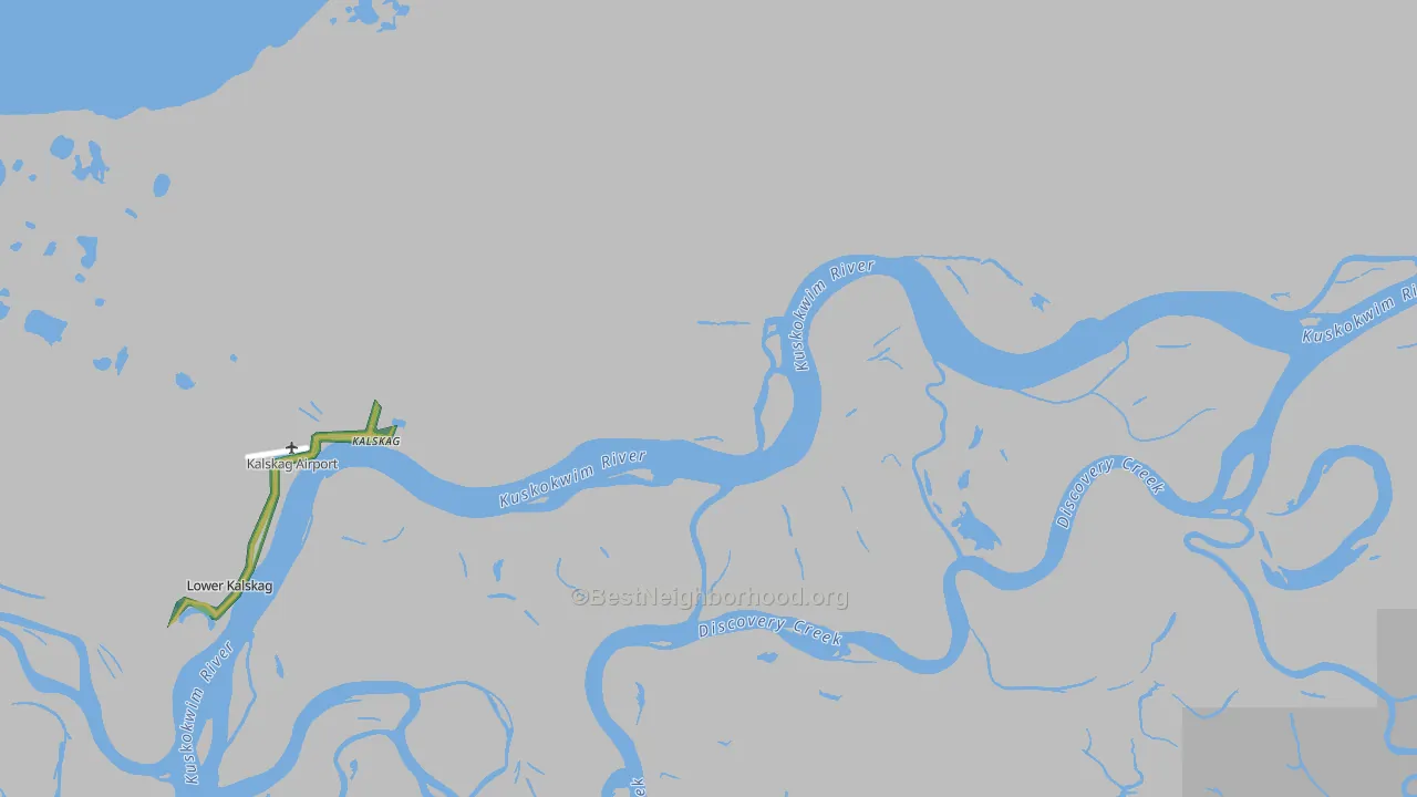 99607, AK Map of Noise Levels in 99607