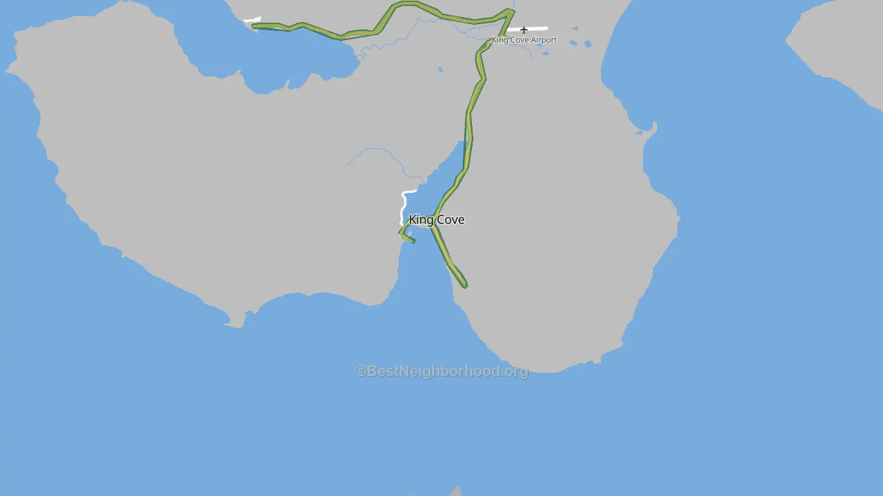 99612, AK Map of Noise Levels in 99612