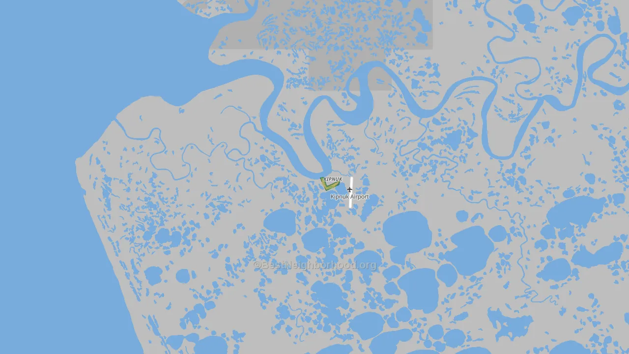 99614, AK Map of Noise Levels in 99614