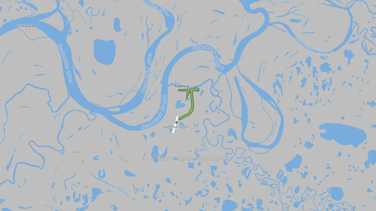 99621, AK Map of Noise Levels in 99621