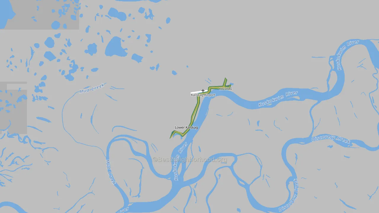 99626, AK Map of Noise Levels in 99626