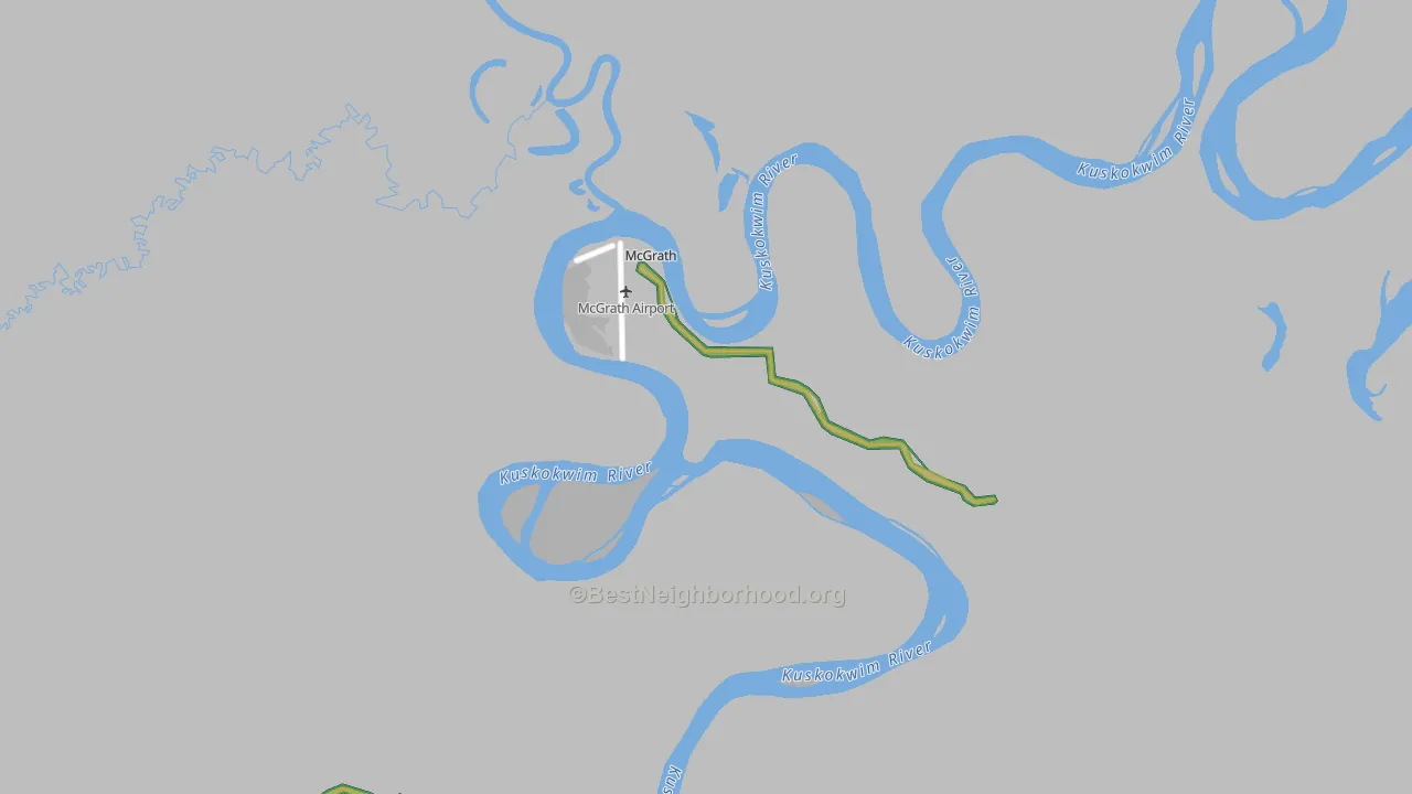 99627, AK Map of Noise Levels in 99627