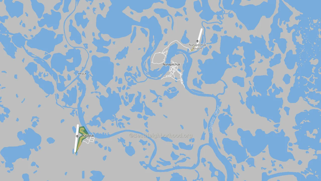 99641, AK Map of Noise Levels in 99641