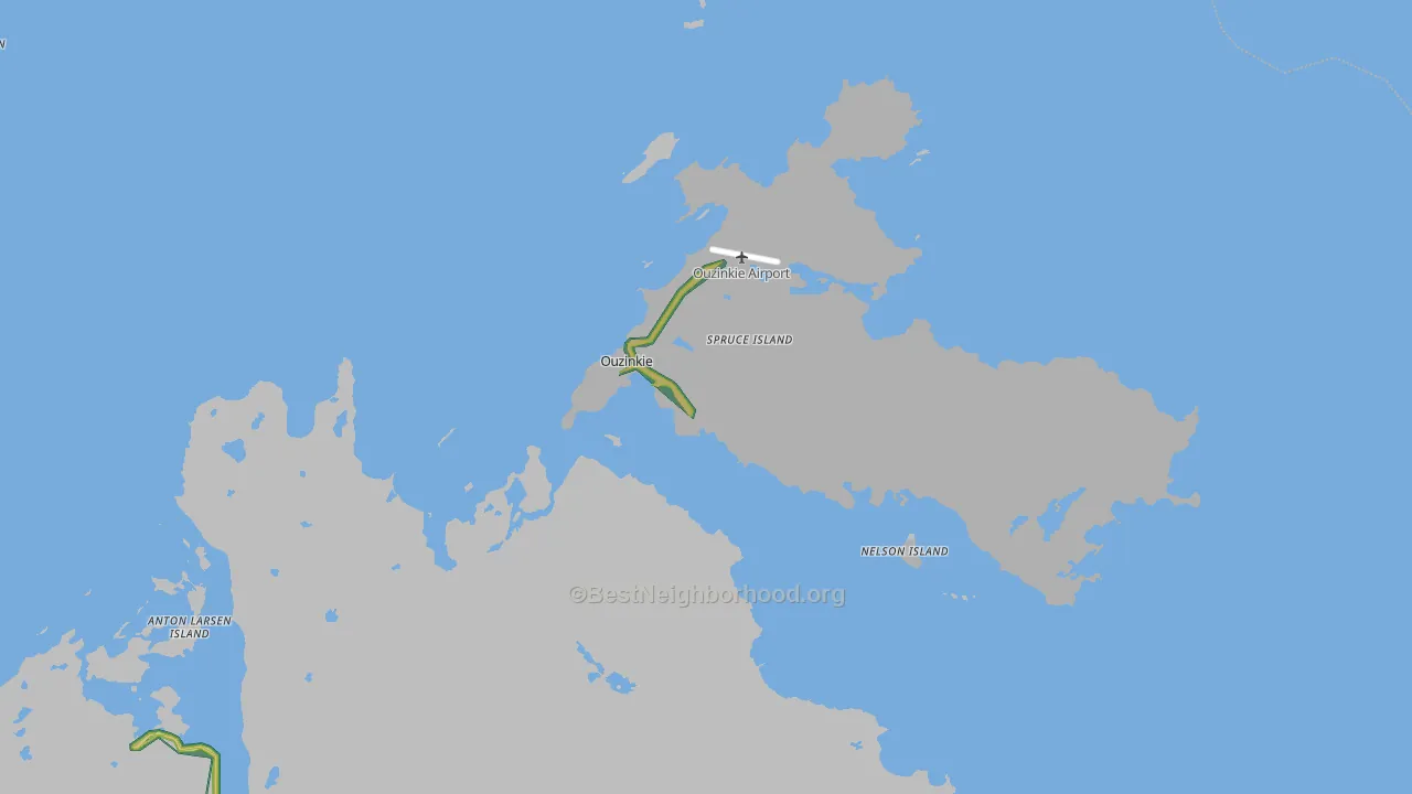 99644, AK Map of Noise Levels in 99644