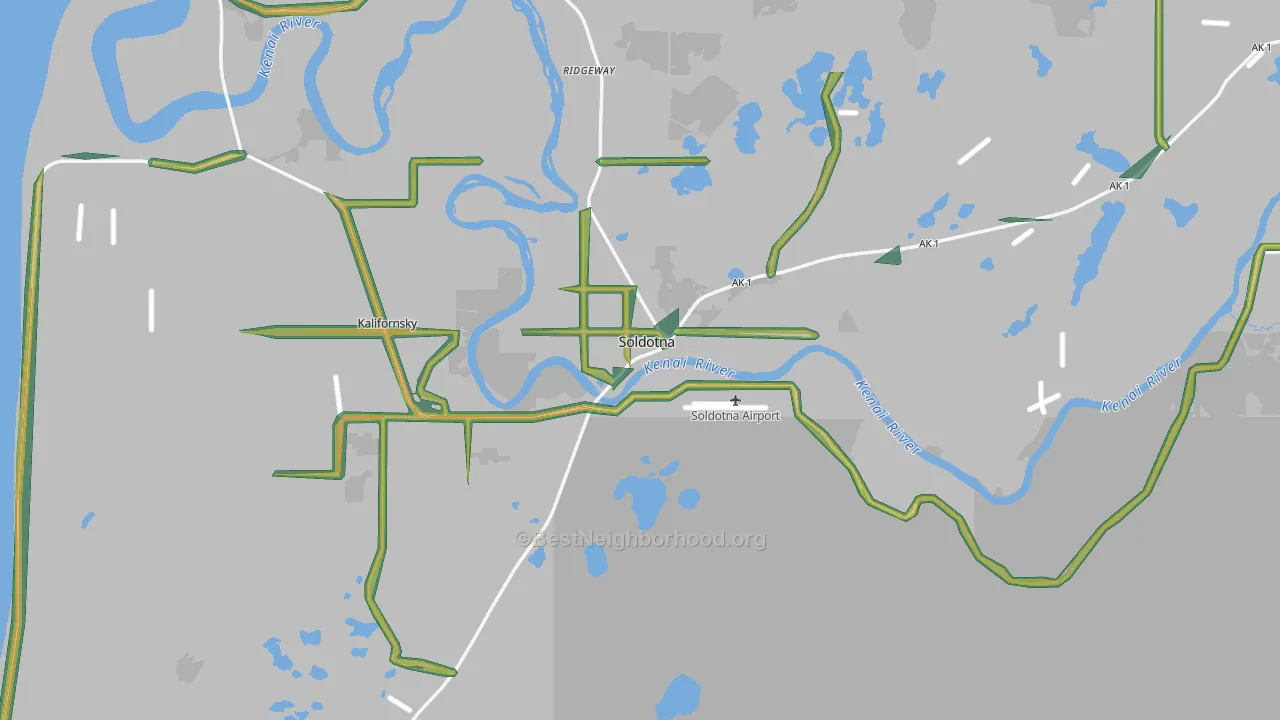 99669, AK Map of Noise Levels in 99669