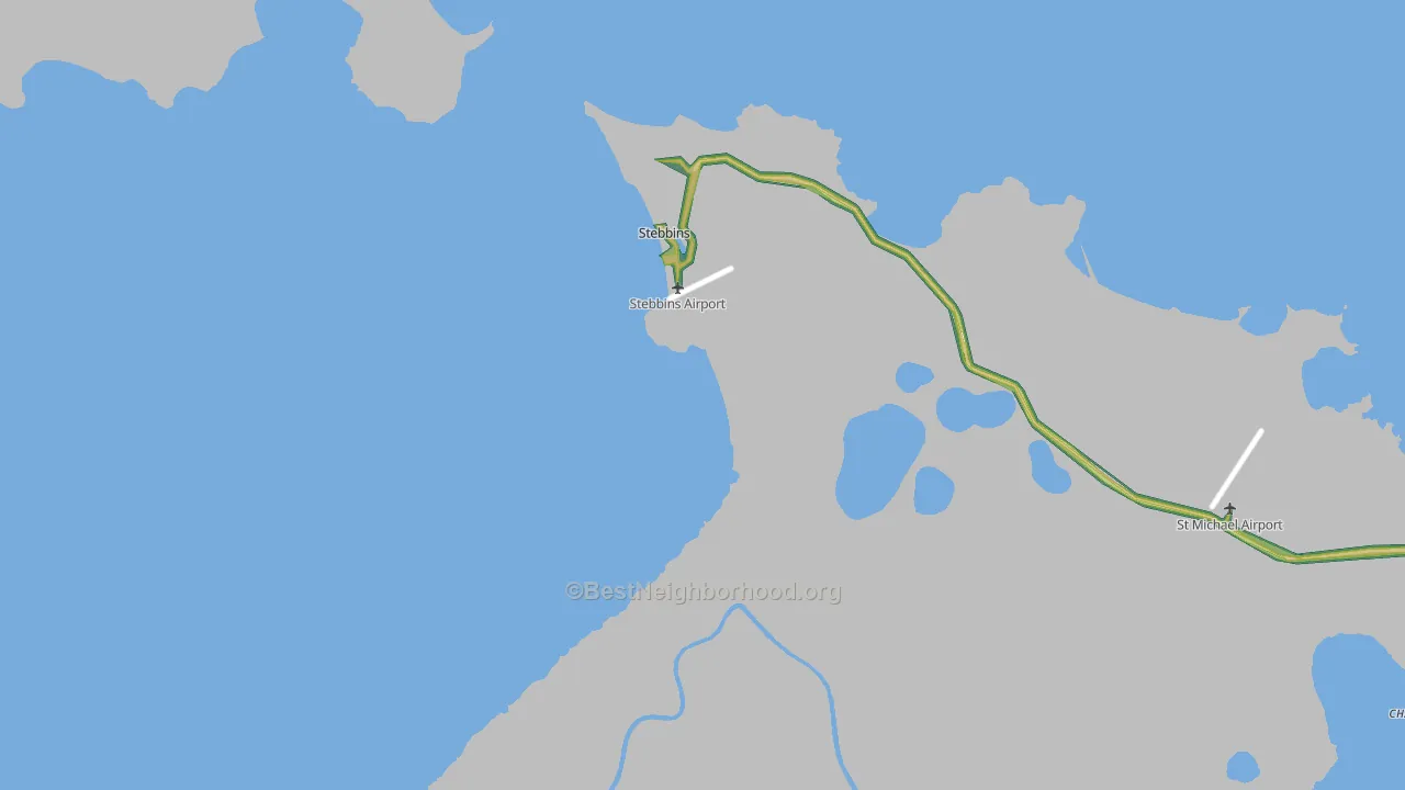 99671, AK Map of Noise Levels in 99671