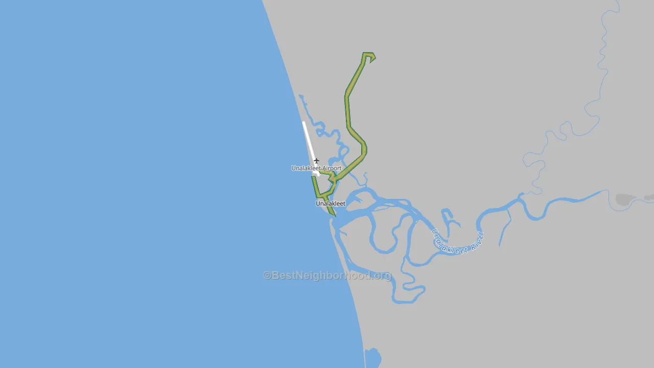99684, AK Map of Noise Levels in 99684