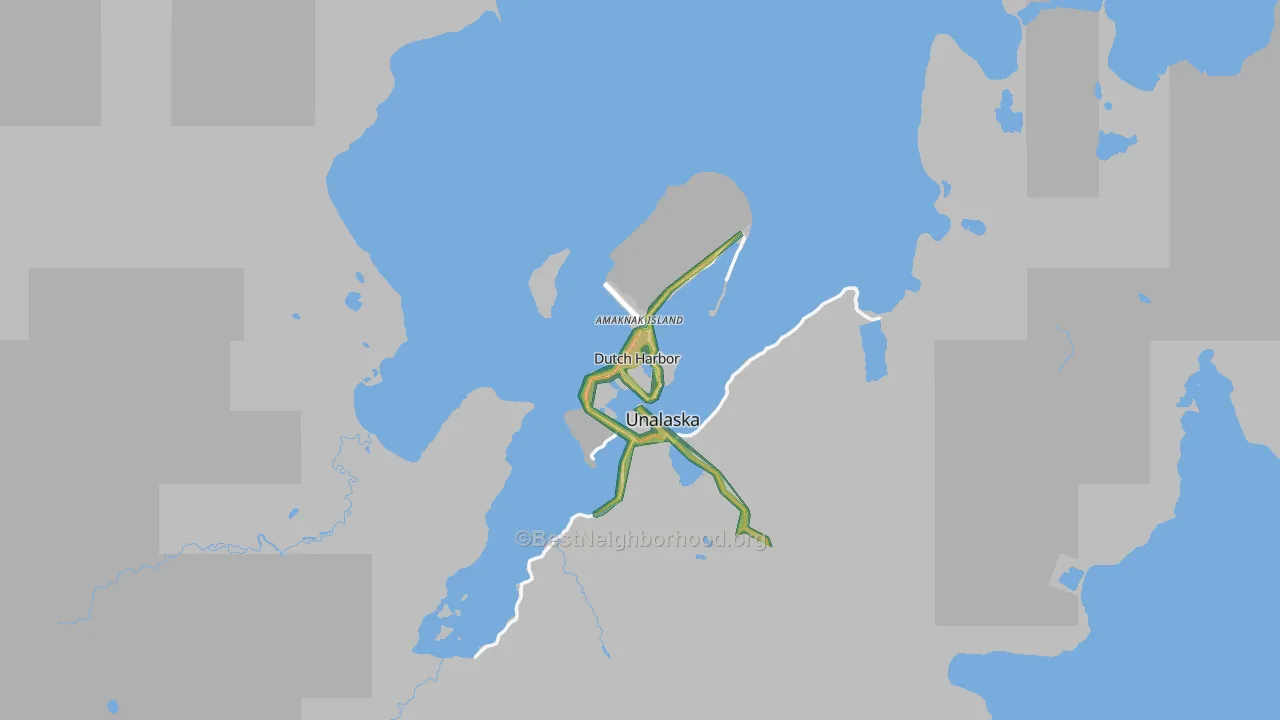 99692, AK Map of Noise Levels in 99692