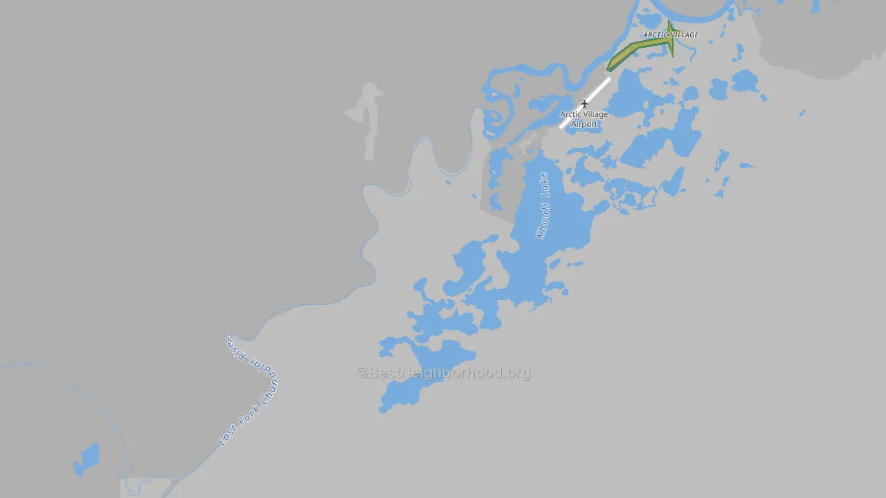 99722, AK Map of Noise Levels in 99722
