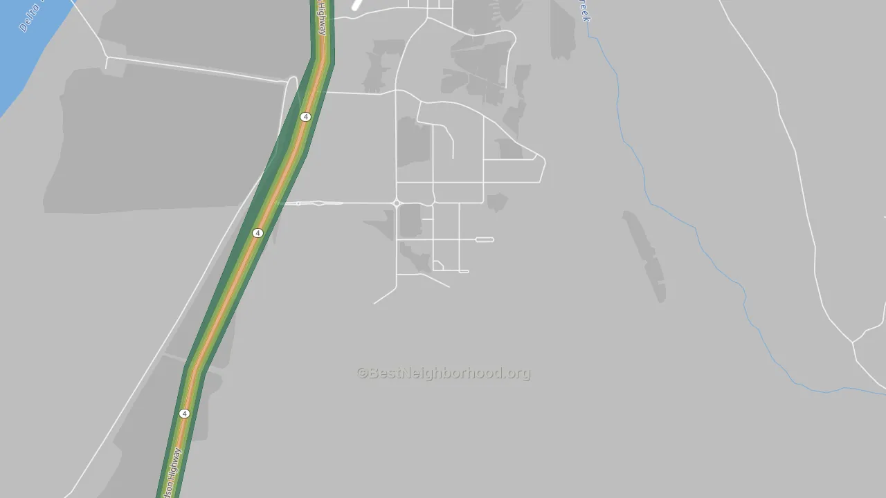 99731, AK Map of Noise Levels in 99731