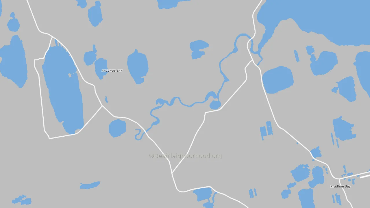 99734, AK Map of Noise Levels in 99734