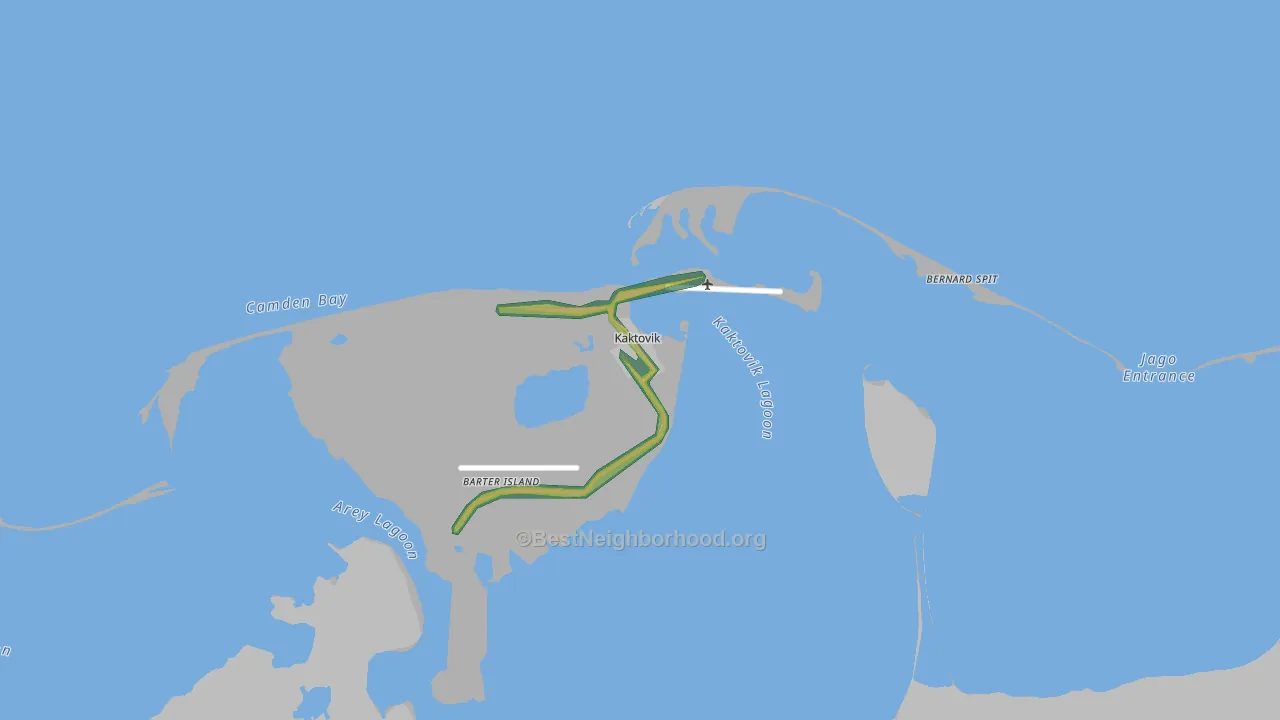 99747, AK Map of Noise Levels in 99747