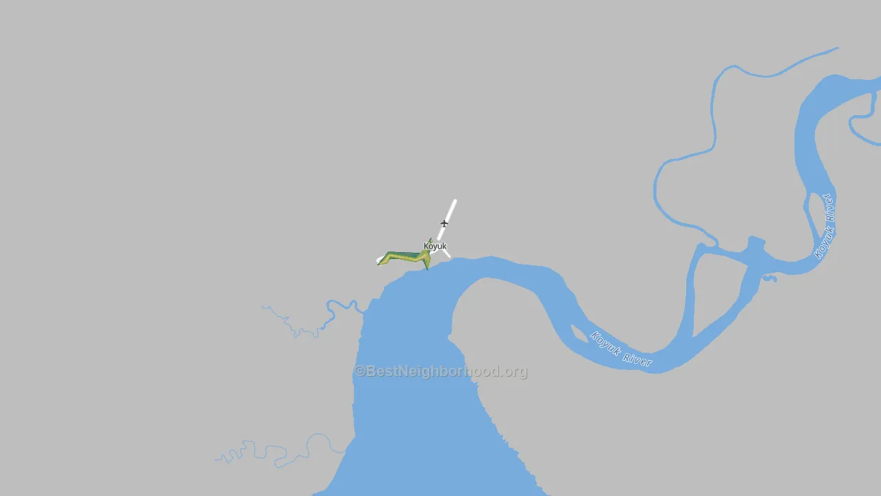 99753, AK Map of Noise Levels in 99753