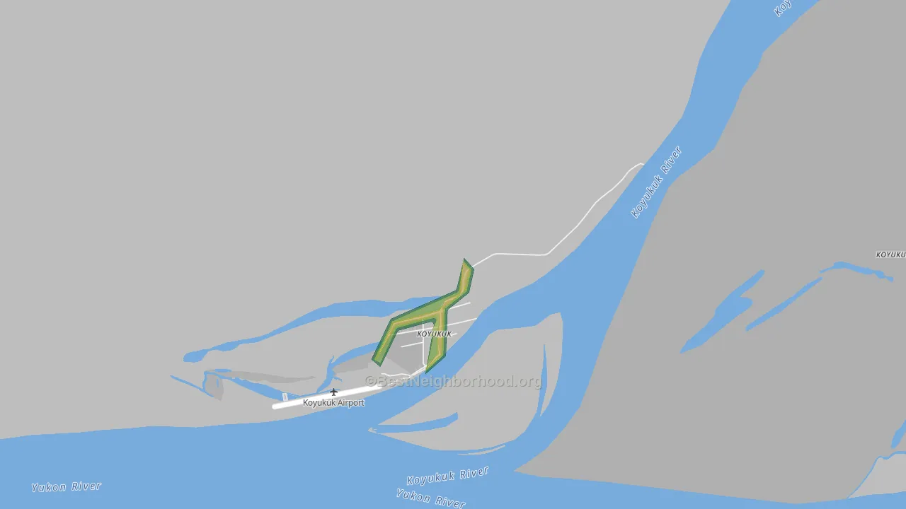 99754, AK Map of Noise Levels in 99754