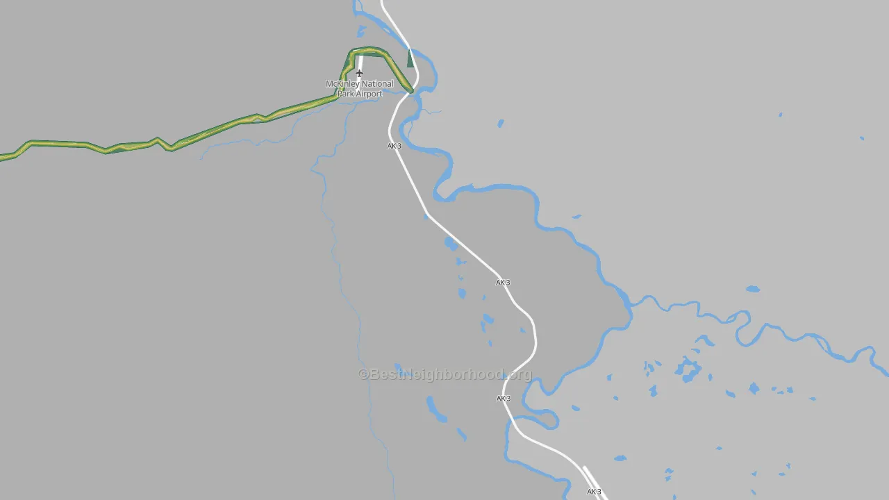 99755, AK Map of Noise Levels in 99755