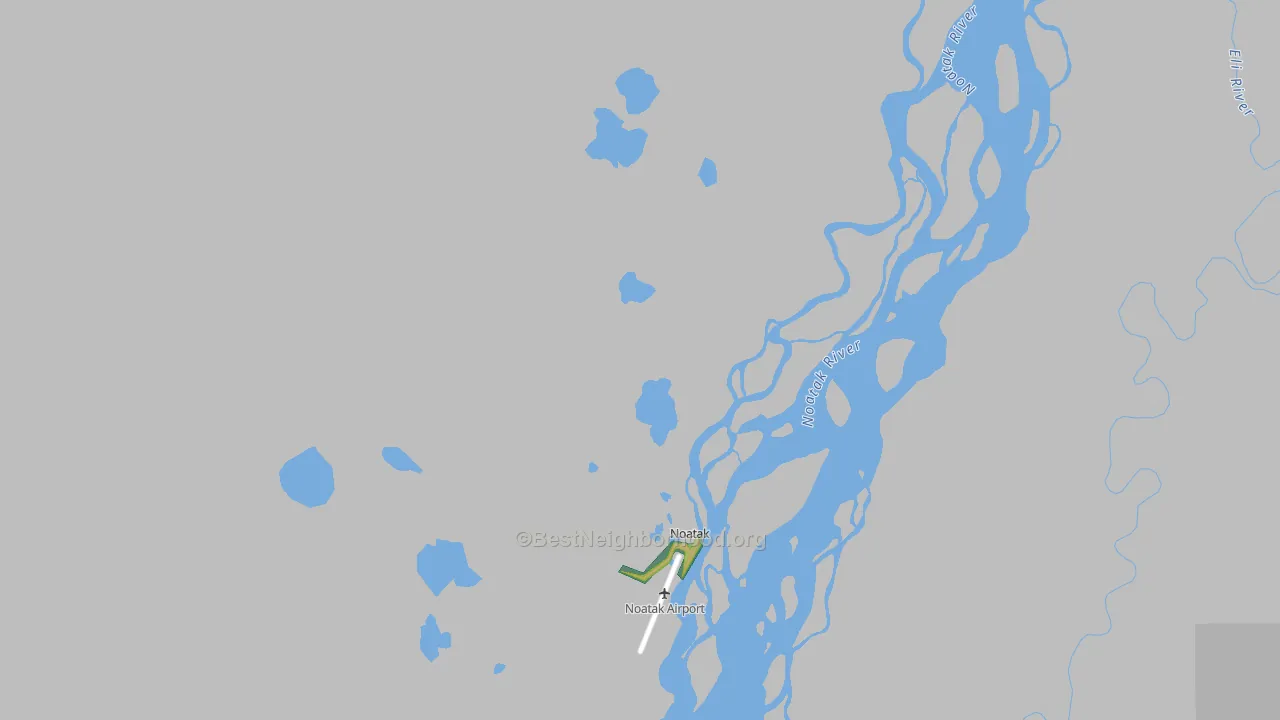 99761, AK Map of Noise Levels in 99761