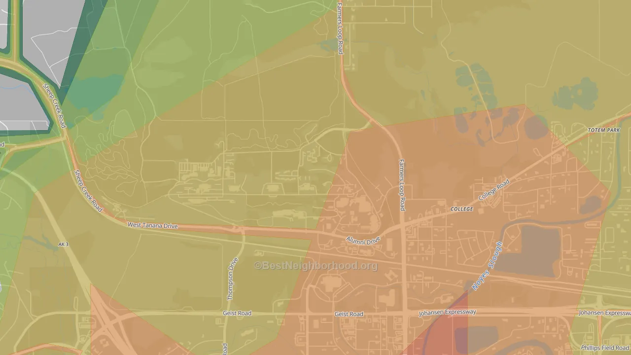 99775, AK Map of Noise Levels in 99775