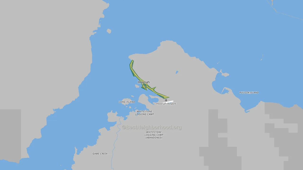 99829, AK Map of Noise Levels in 99829