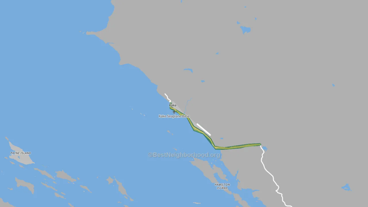 99830, AK Map of Noise Levels in 99830