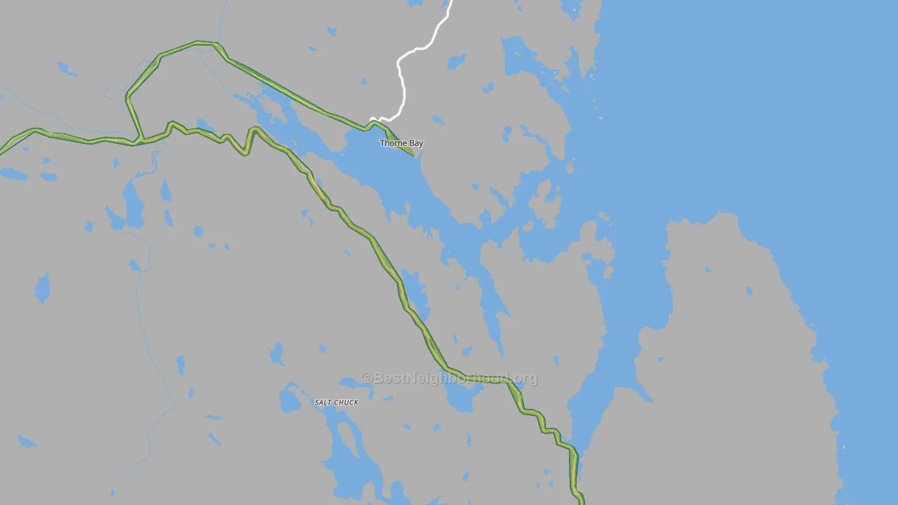 99919, AK Map of Noise Levels in 99919