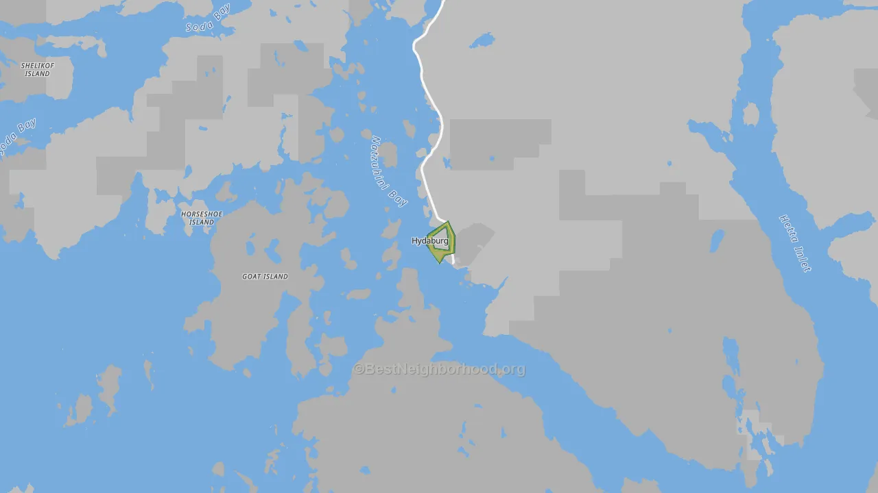 99922, AK Map of Noise Levels in 99922