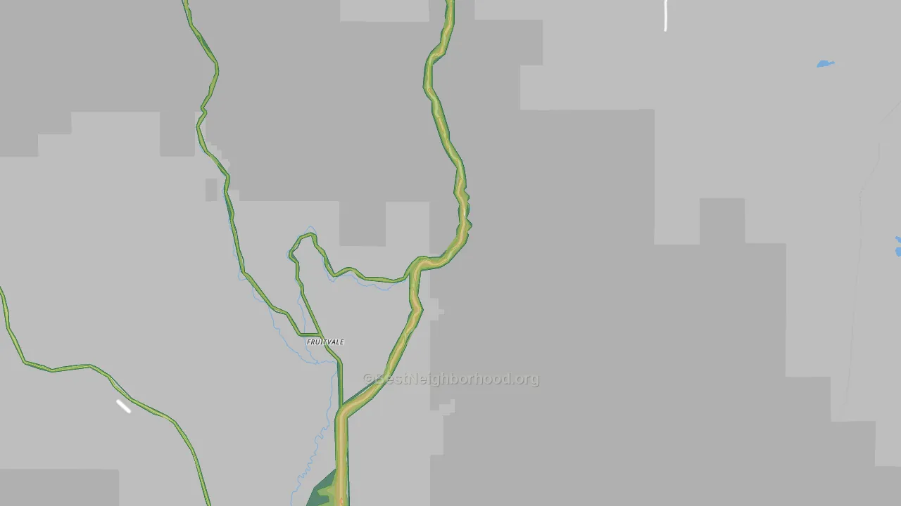 Adams County, ID Map of Noise Levels in Adams County