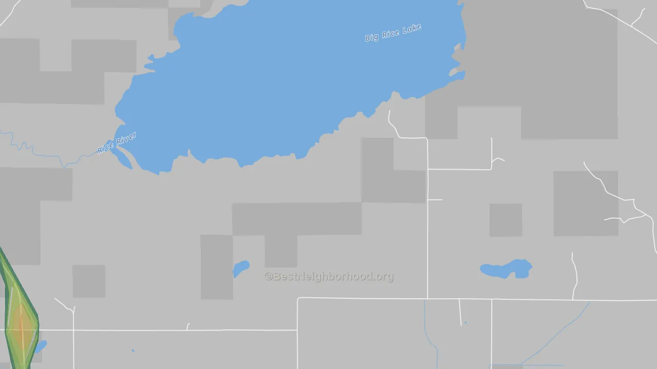 Adolph, MN Map of Noise Levels in Adolph