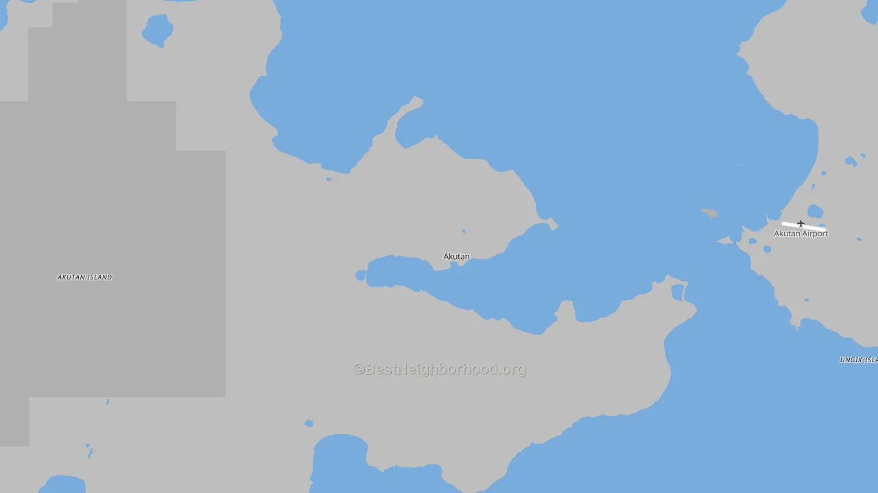 Akutan, AK Map of Noise Levels in Akutan