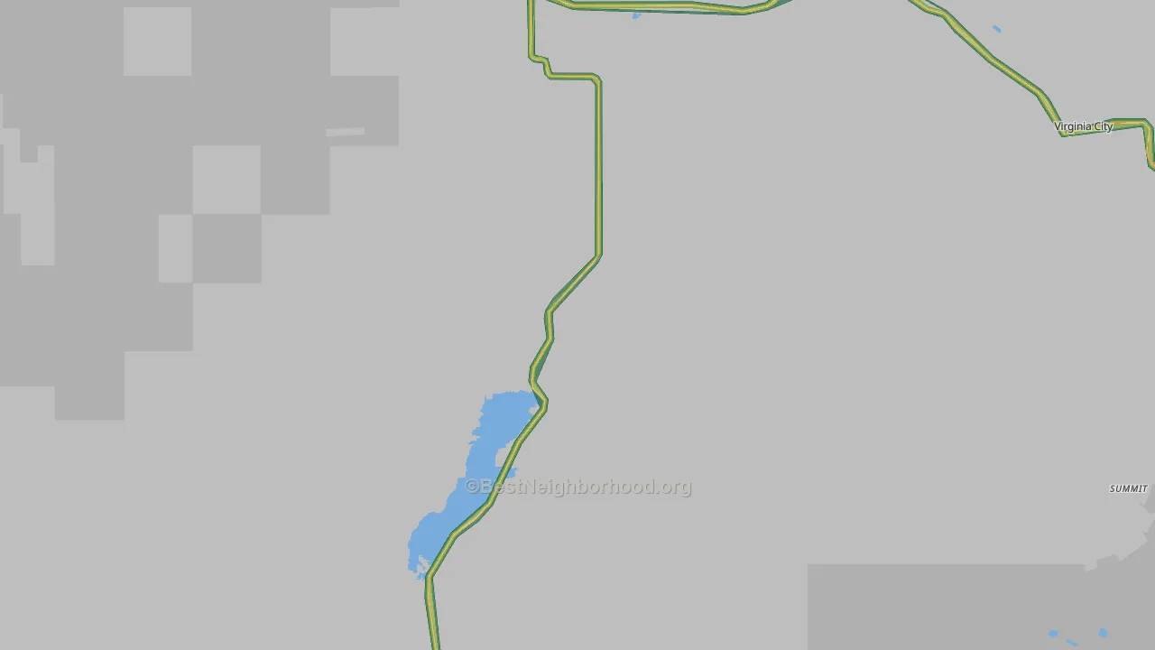 Alder, MT Map of Noise Levels in Alder