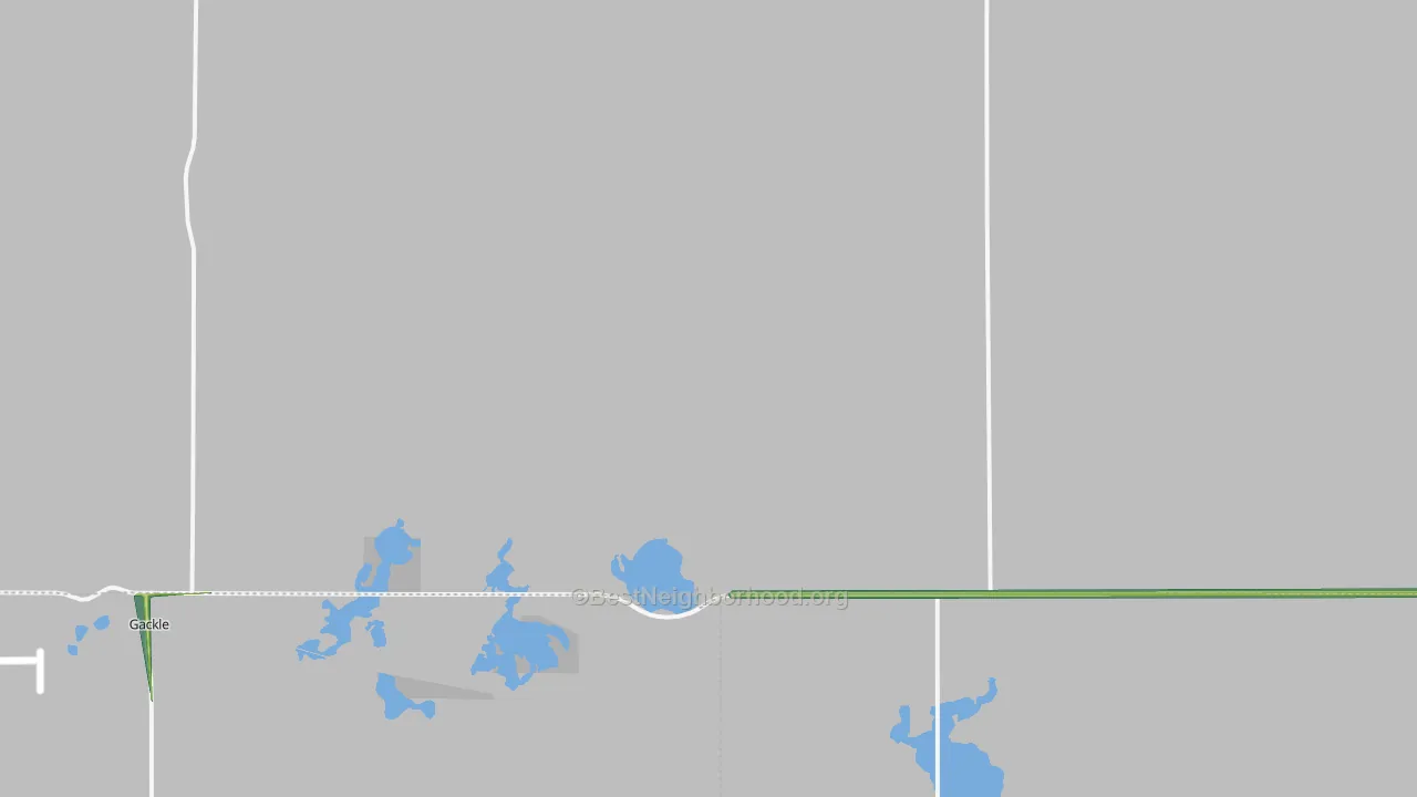 Alfred, ND Map of Noise Levels in Alfred