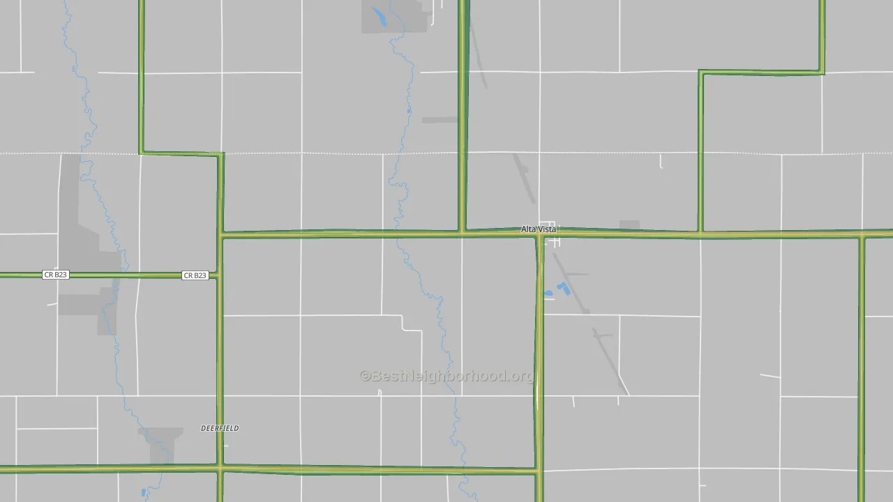 Alta Vista, IA Map of Noise Levels in Alta Vista