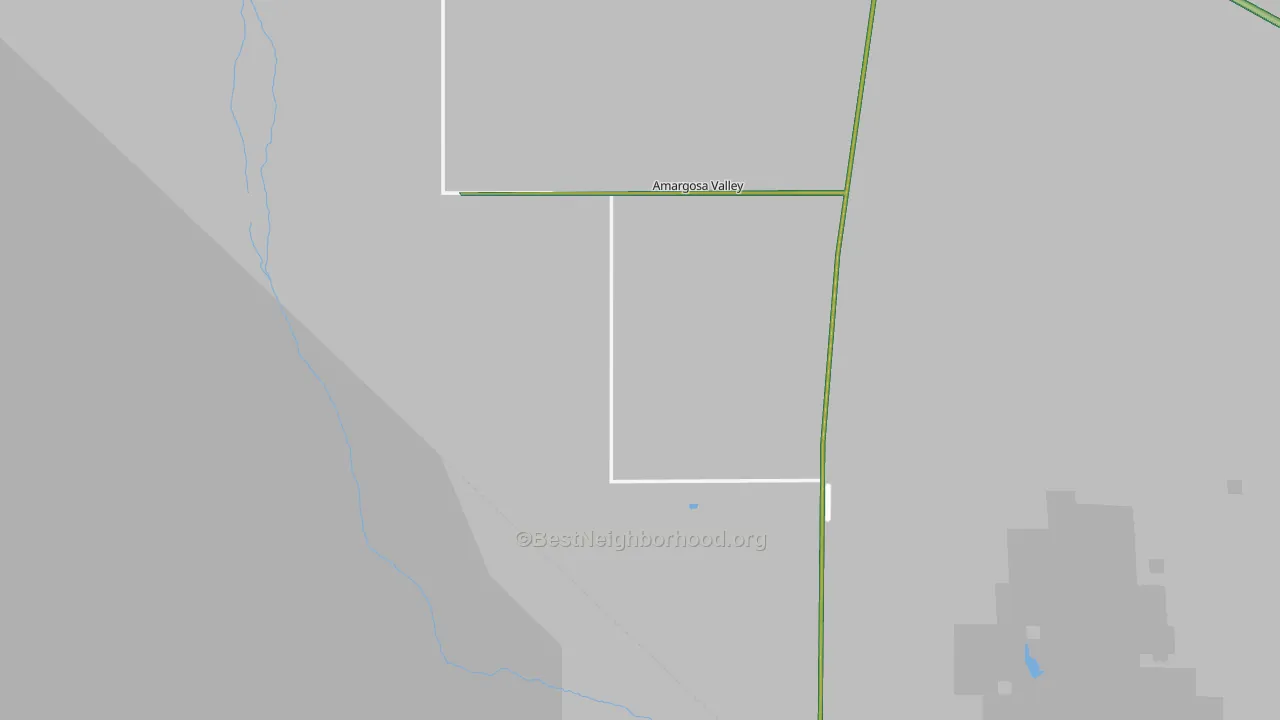 Amargosa Valley, NV Map of Noise Levels in Amargosa Valley