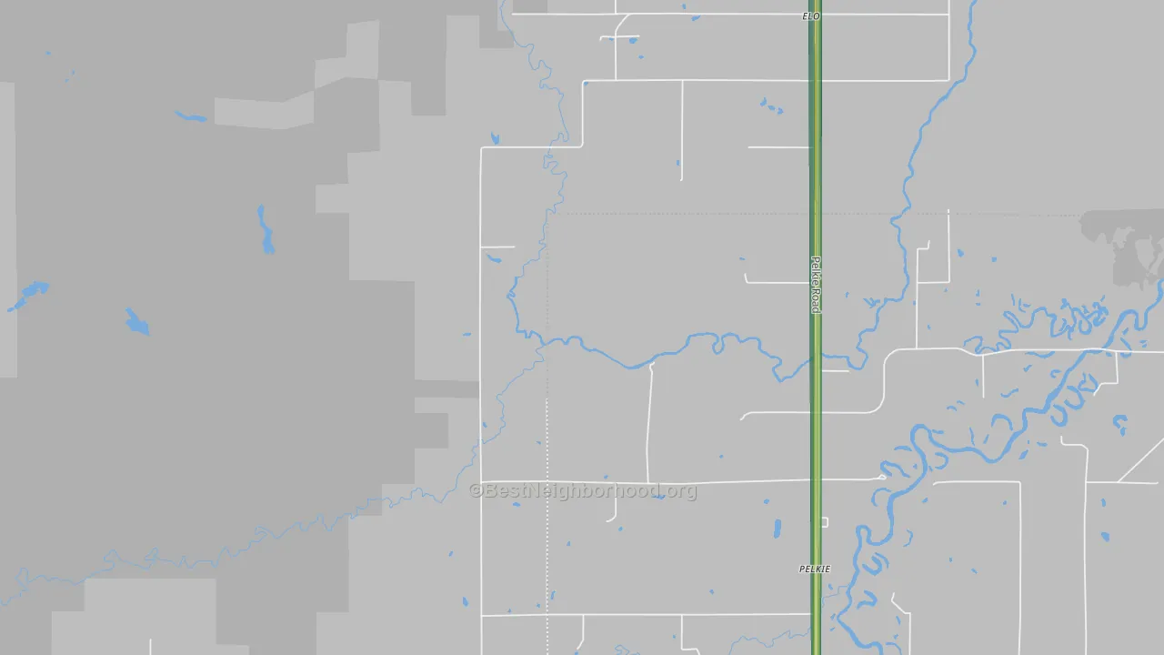 Arnheim, MI Map of Noise Levels in Arnheim