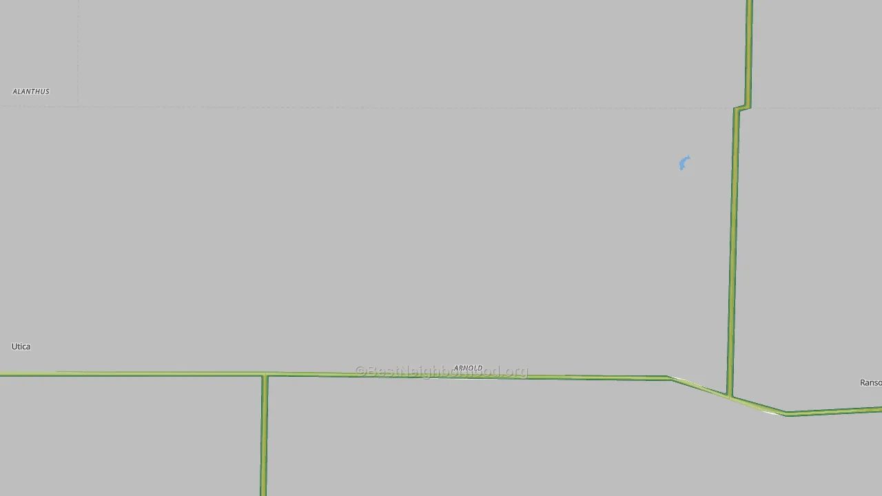 Arnold, KS Map of Noise Levels in Arnold