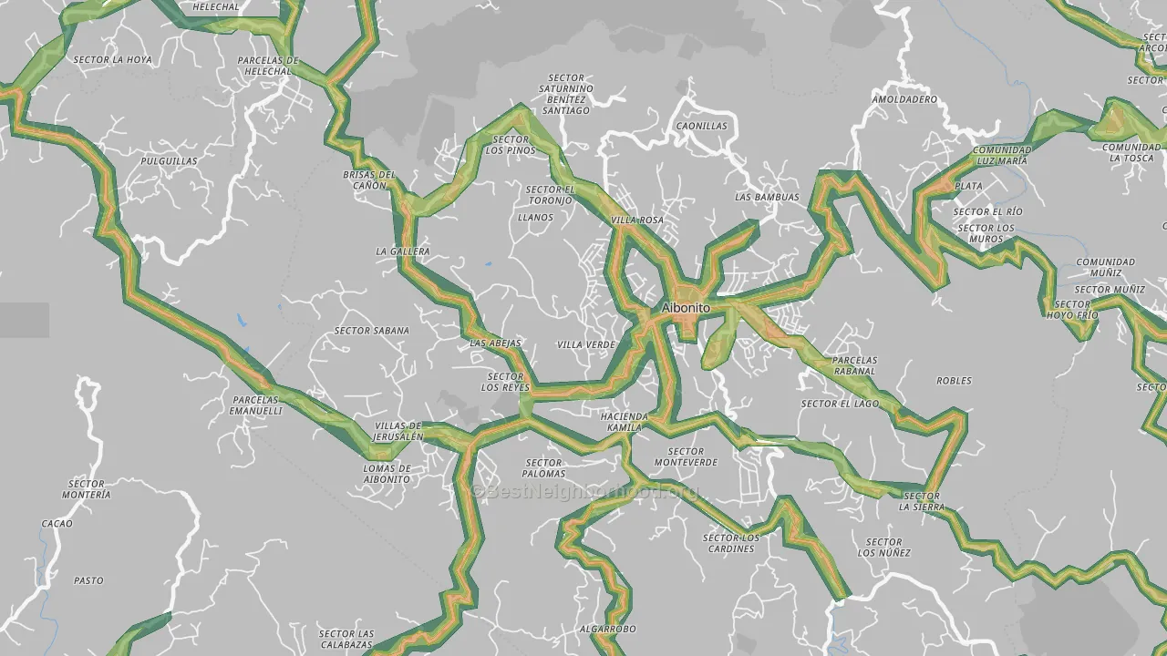 Asomante, PR Map of Noise Levels in Asomante