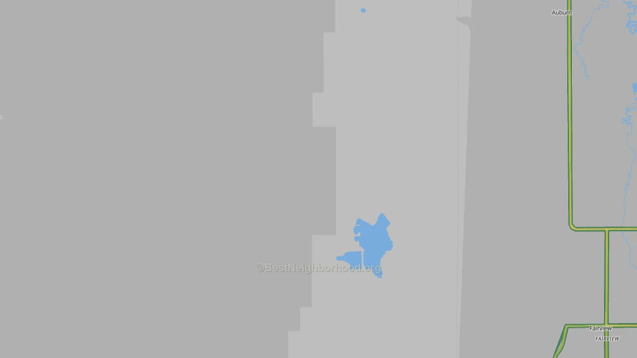 Auburn, ID Map of Noise Levels in Auburn