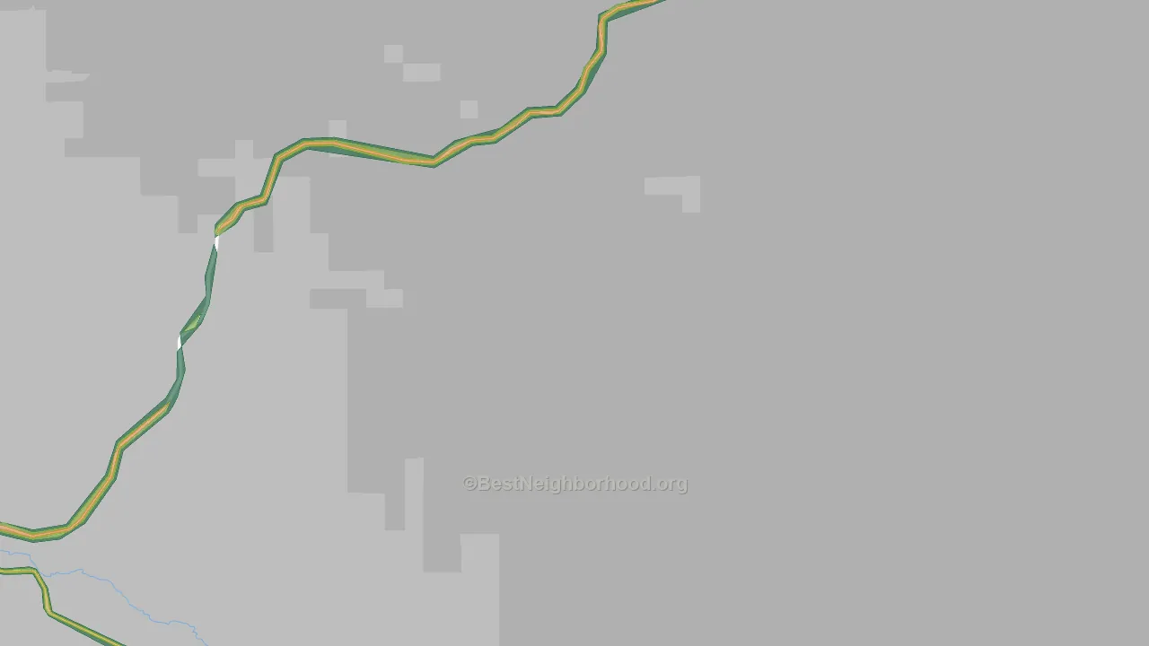 Austin Junction, OR Map of Noise Levels in Austin Junction