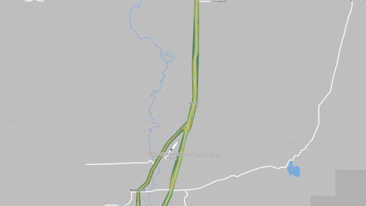 Axtell, UT Map of Noise Levels in Axtell