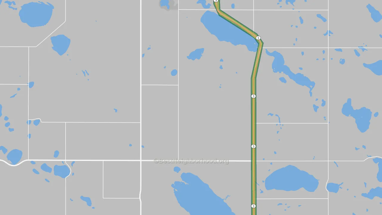Balta, ND Map of Noise Levels in Balta