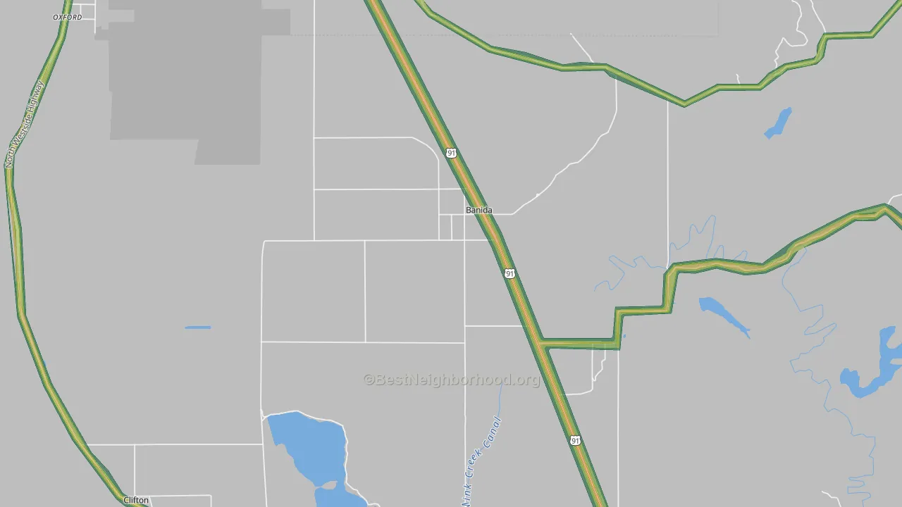 Banida, ID Map of Noise Levels in Banida
