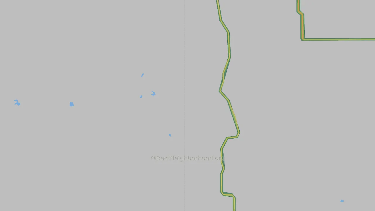 Belvidere, SD Map of Noise Levels in Belvidere