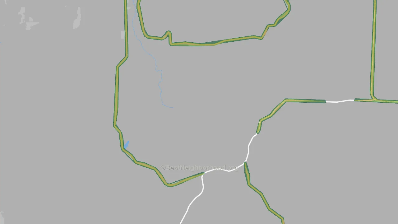 Benoit, WI Map of Noise Levels in Benoit