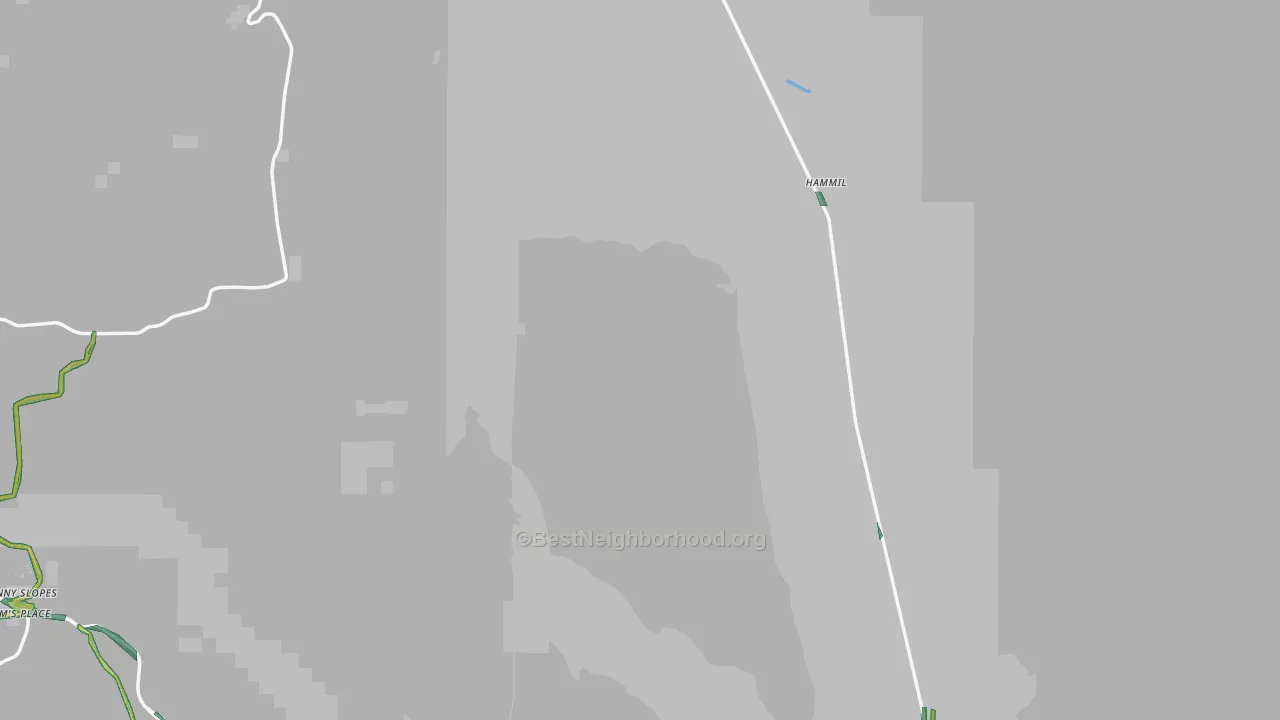 Benton, CA Map of Noise Levels in Benton