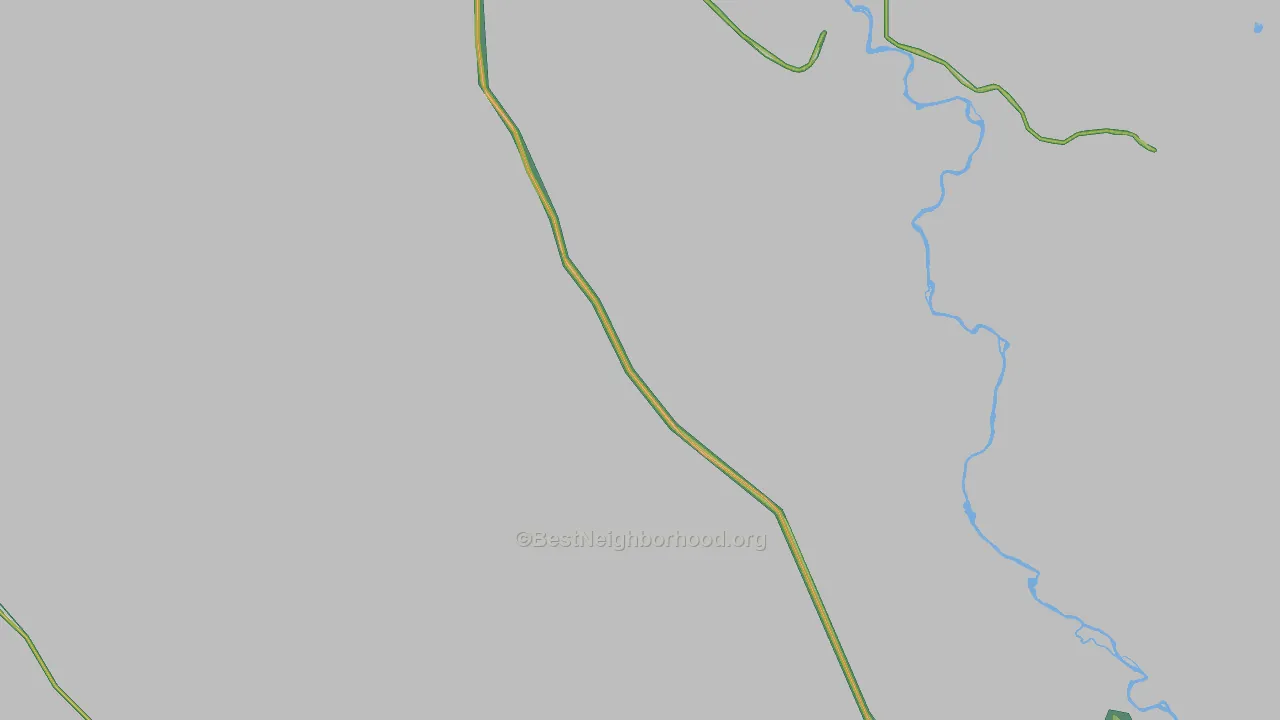 Big Horn County, WY Map of Noise Levels in Big Horn County