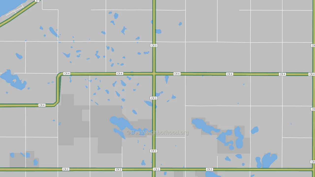 Bonanza Grove, MN Map of Noise Levels in Bonanza Grove
