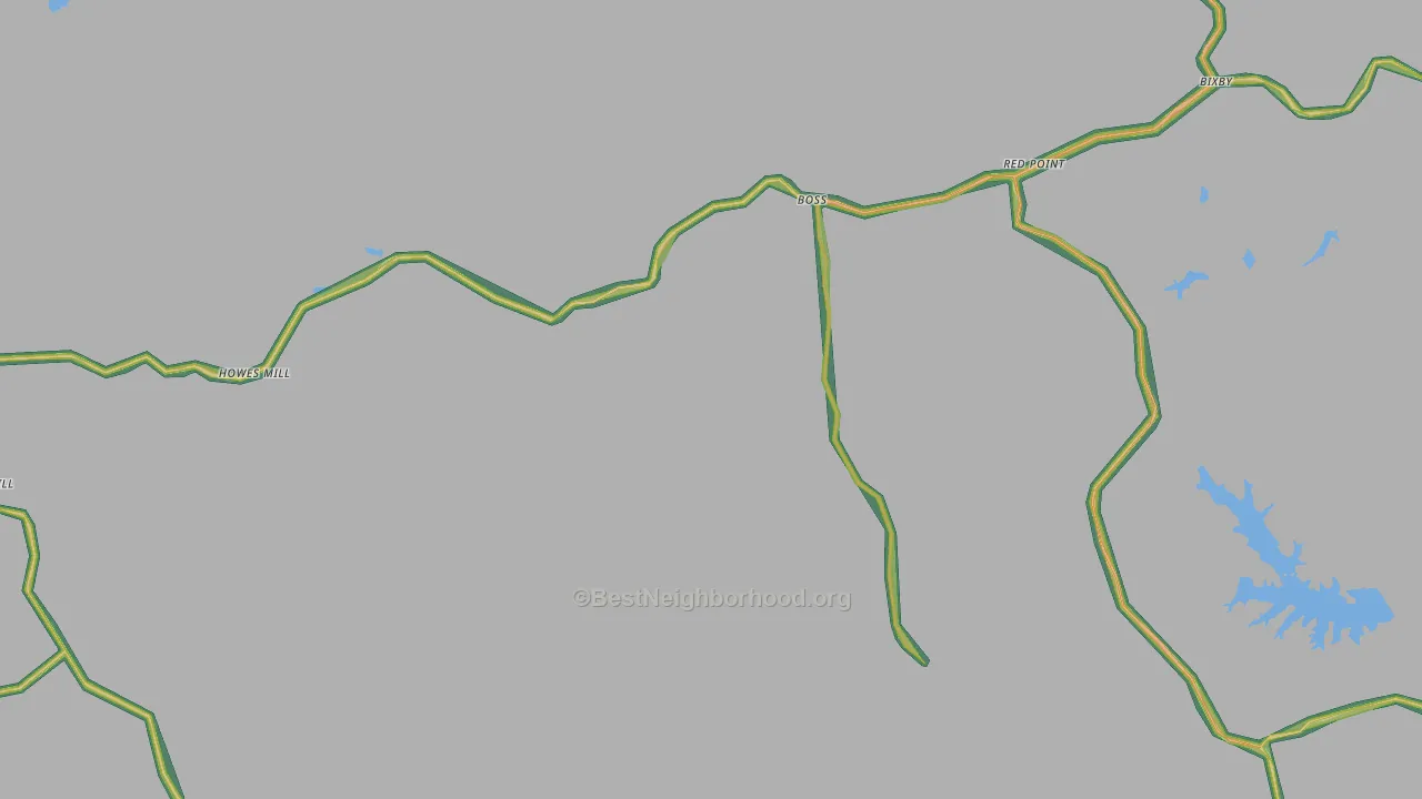 Boss, MO Map of Noise Levels in Boss