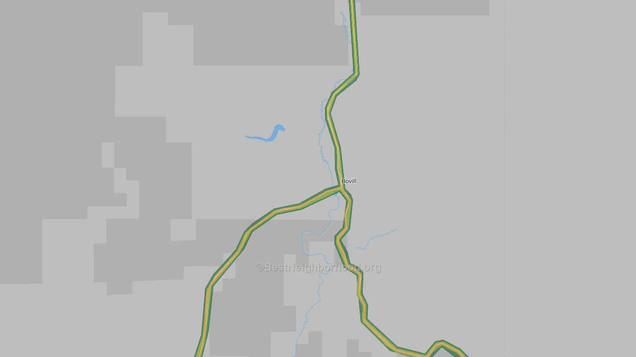 Bovill, ID Map of Noise Levels in Bovill